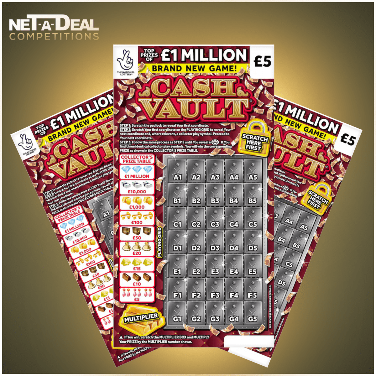 CASH VAULT Scratch Cards